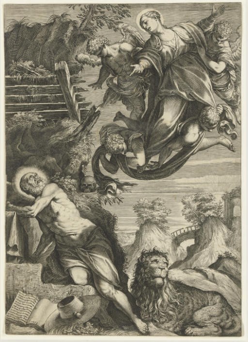 AFTER JACOPO TINTORETTO (1519-1594)
BY AGOSTINO CARRACCI (1557-1602)