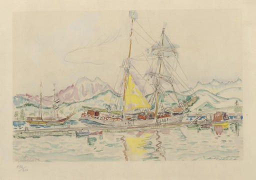 AFTER PAUL SIGNAC (1863-1935)
BY GUY SPITZER