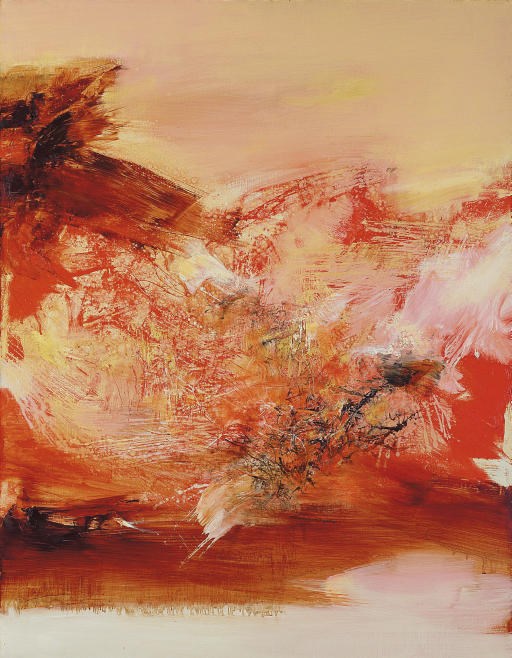 Zao Wou-Ki (b. 1921)