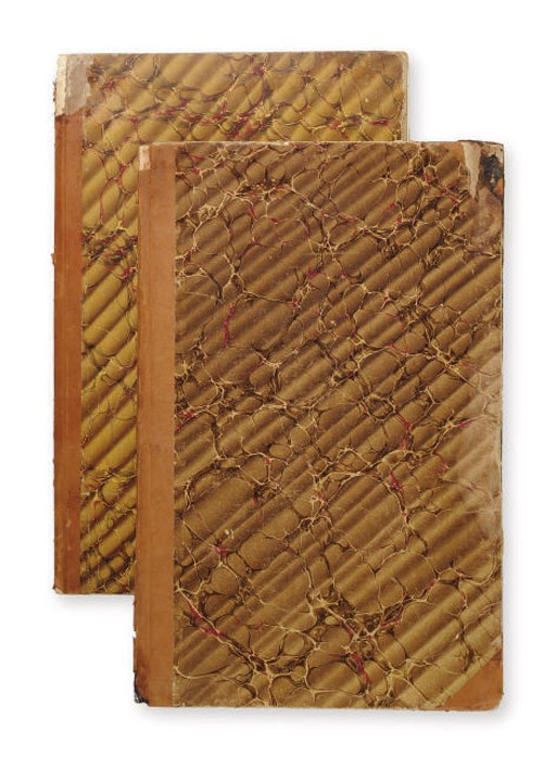 A pair of log books from the NYYC yacht Rosalie