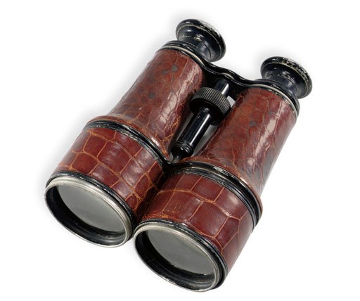 A pair of late 19th Century presentation binoculars