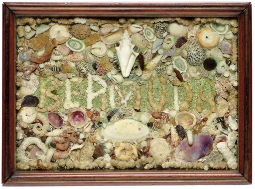 A souvenir shellwork of a visit to Bermuda