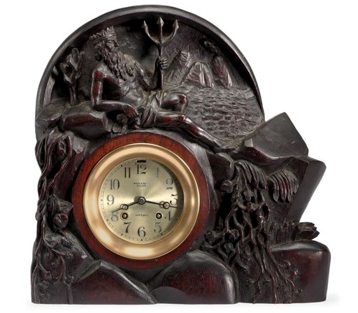 A 20th century American Ships Strike bulkhead clock