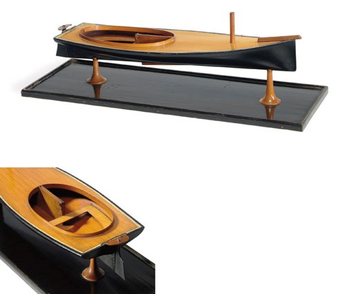 An important builder's presentation model of the American sandbagger Truant