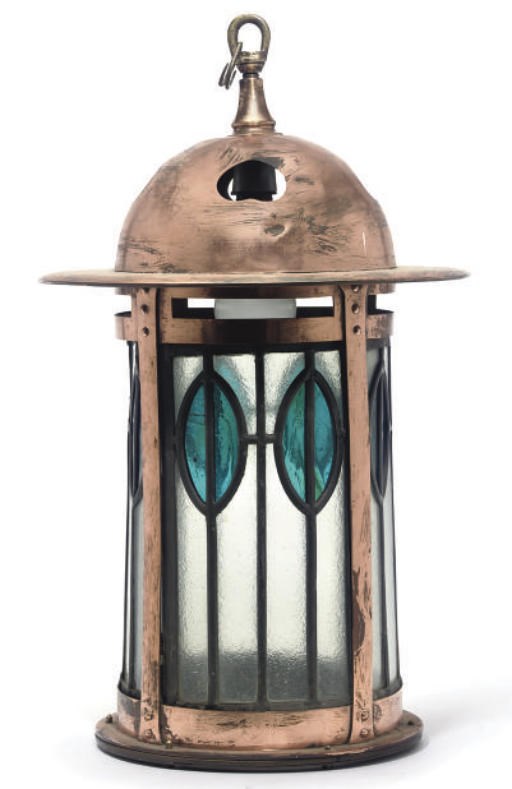 AN ARTS AND CRAFTS LANTERN