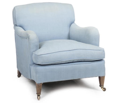 A BEECH HOWARD ARMCHAIR