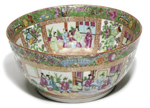 A Cantonese famille rose bowl