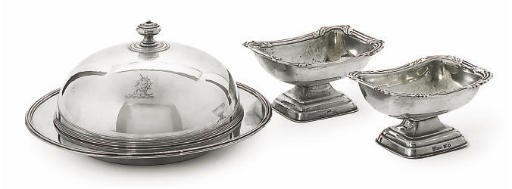A GEORGE III SILVER MUFFIN DISH