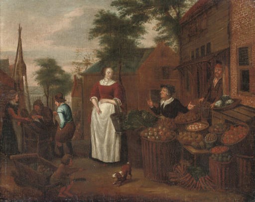 Circle of Richard Brakenburgh (Haarlem 1650-1702)