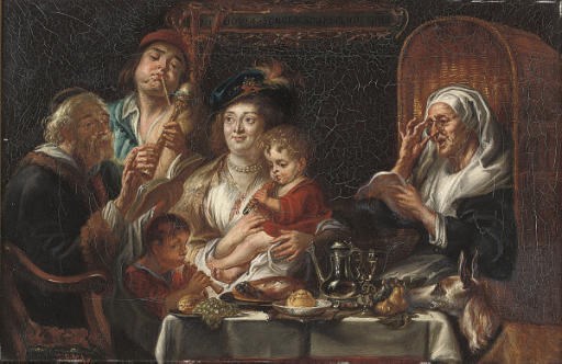 J.H. Mols, after Jacob Jordaens; and After Theodor Rombouts