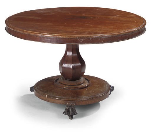 A VICTORIAN MAHOGANY BREAKFAST TABLE