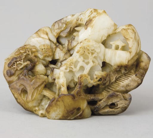 ROCHER SCULPTE EN JADE