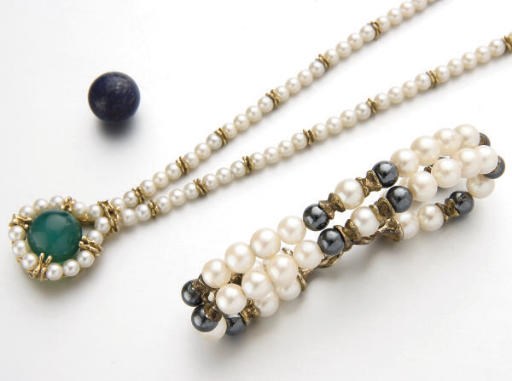 COLLIER ET BRACELET PERLES DE CULTURE