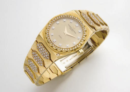 MONTRE BRACELET DE DAME EN OR ET DIAMANTS, PAR VACHERON CONSTANTIN
