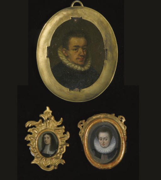 TROIS MINIATURES DU DEBUT DU XVIIIEME SIECLE