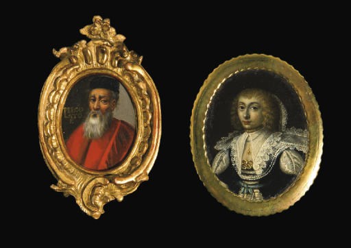 DEUX MINIATURES DU DEBUT DU XVIIEME SIECLE