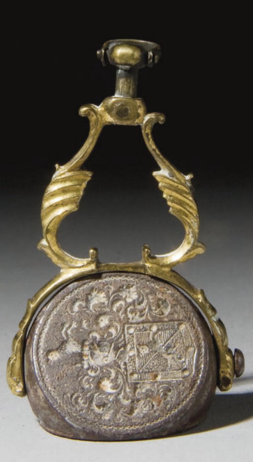 SCEAU PENDENTIF DU XVIIIEME SIECLE