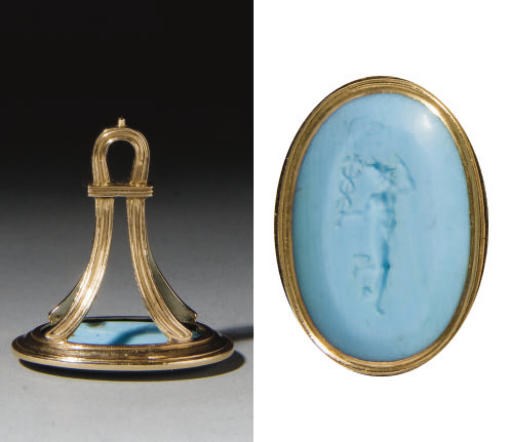 SCEAU PENDENTIF DU XIXEME SIECLE