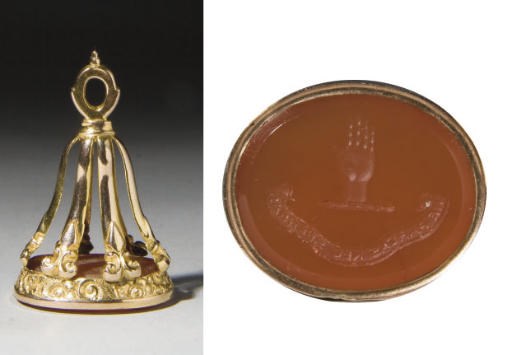 SCEAU PENDENTIF DU XIXEME SIECLE