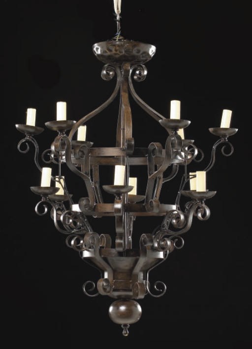 LUSTRE CAGE DE STYLE GOTHIQUE