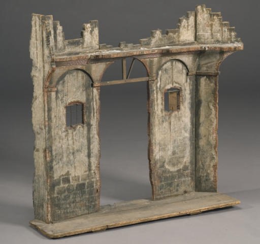 MAQUETTE D'UN DECOR DE THEATRE