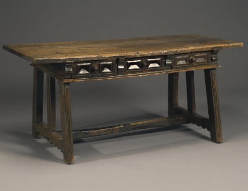 TABLE BUREAU DU XVIIEME SIECLE