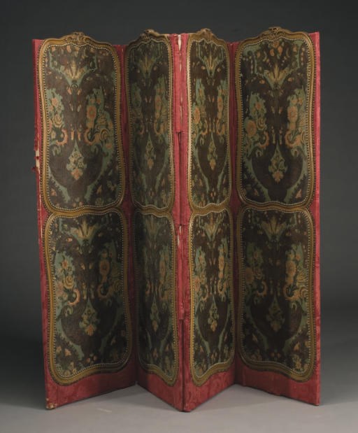 PARAVENT DE STYLE LOUIS XV DE LA FIN DU XIXEME SIECLE