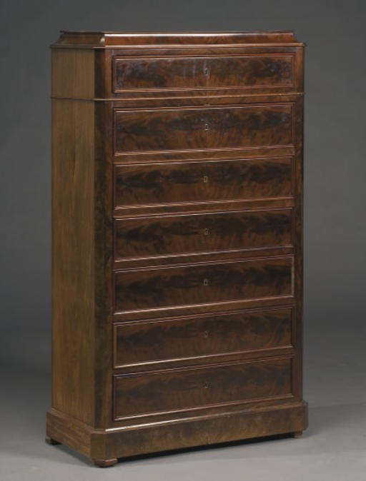 SECRETAIRE SIMULANT UN CHIFFONNIER DE LA FIN DU XIXEME SIECLE