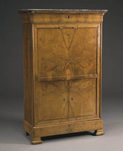 SECRETAIRE A ABATTANT D'EPOQUE RESTAURATION