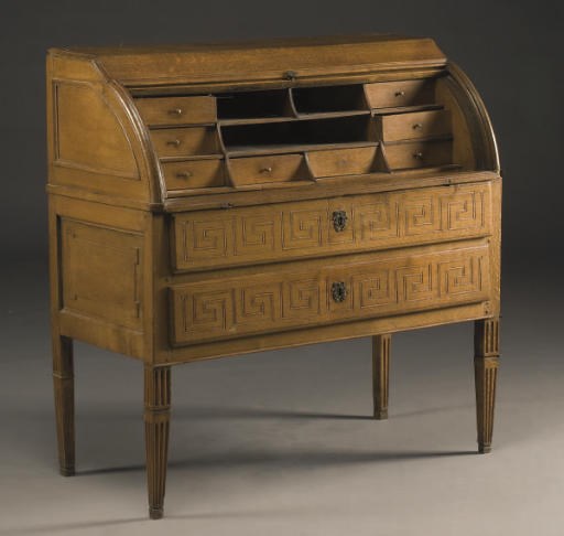BUREAU A CYLINDRE DU XIXEME SIECLE