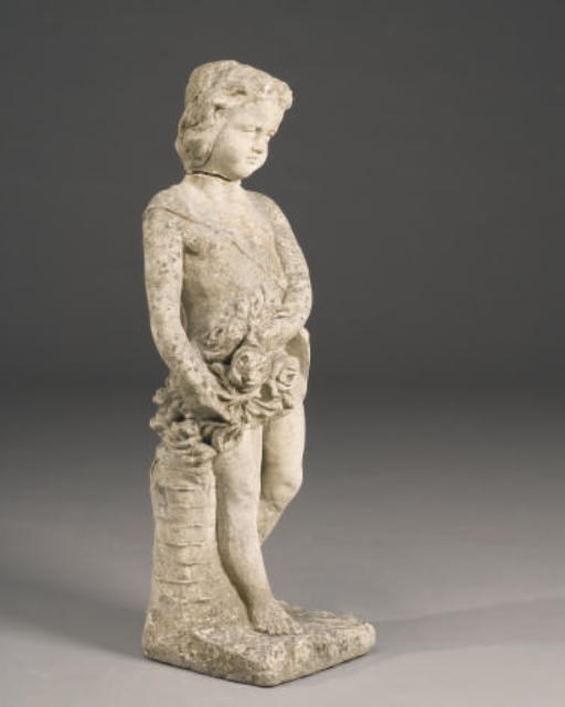 SCULPTURE DE JARDIN DE LA FIN DU XIXEME SIECLE