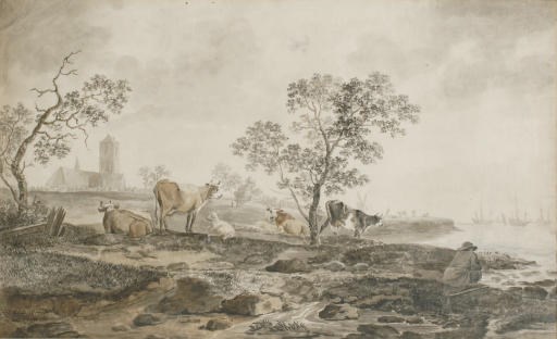 Heinrich Wilhelm Schweickardt (Hamm 1746-1797 London) after Aelbert Cuyp (Dordrecht 1620-1691)