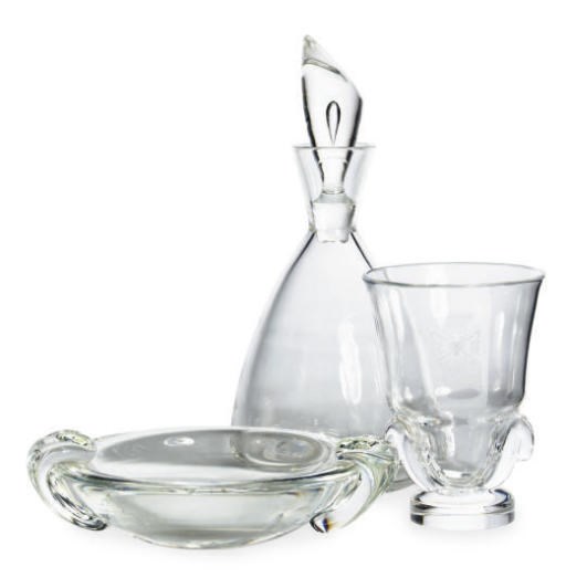 A GROUP OF AMERICAN GLASS TABLEWARE,