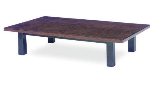 A LACQUERED LOW TABLE,