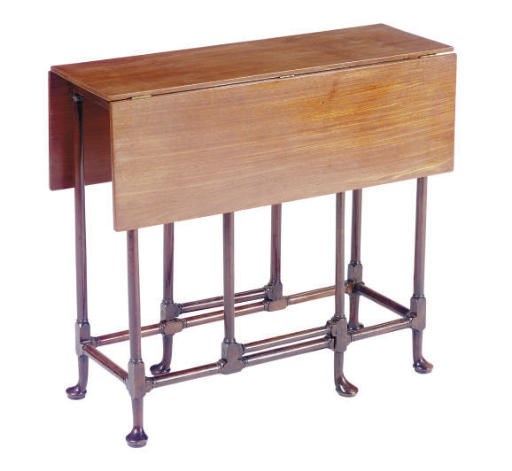 A GEORGE III MAHOGANY SPIDER GATE-LEG TABLE,