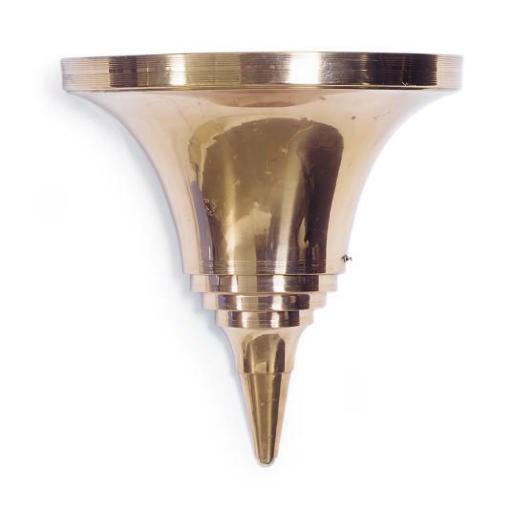 A COPPER WALL-LIGHT,