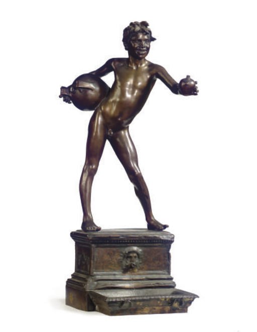 AN ITALIAN BRONZE FIGURE, 'L'ACQUAIOLO',