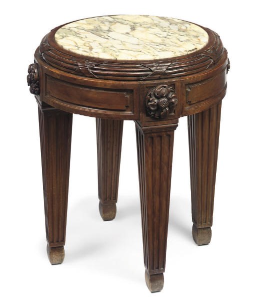 A FRENCH BEECHWOOD JARDINIÈRE STAND