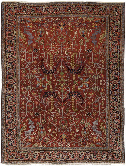 A fine Heriz carpet, North-West Persia