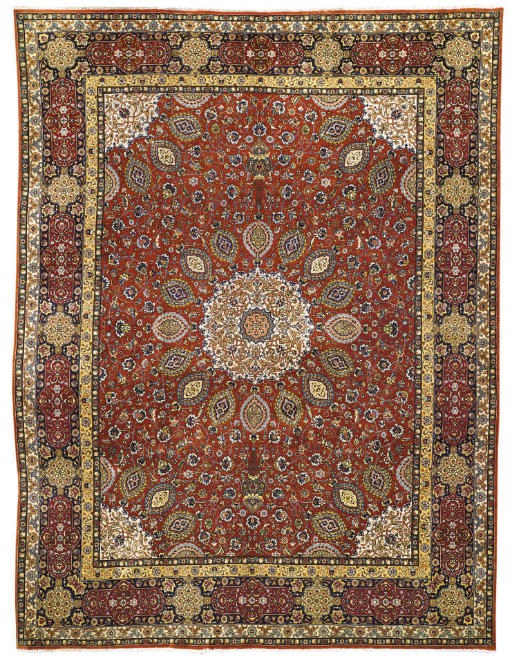 A fine Tabriz carpet, North-West Persia