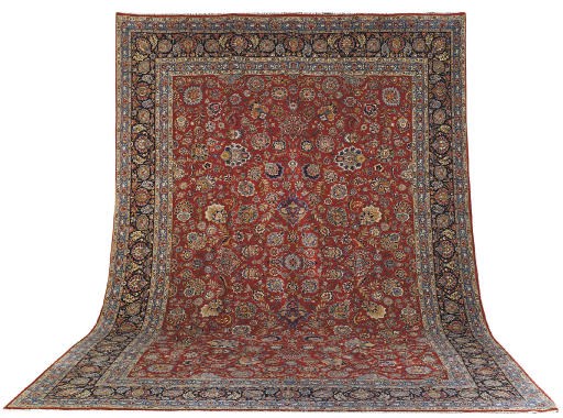 A fine Shamekhi Kashan carpet, Central Persia