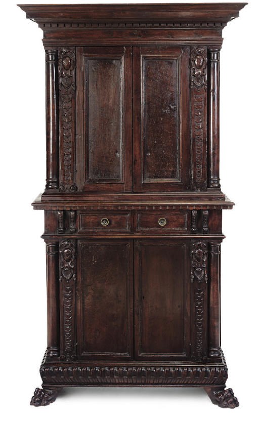 A NORTH ITALIAN WALNUT MOBILE DUE CORPI