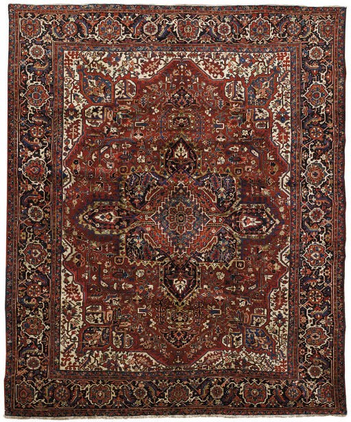 A fine Heriz carpet, North-West Persia