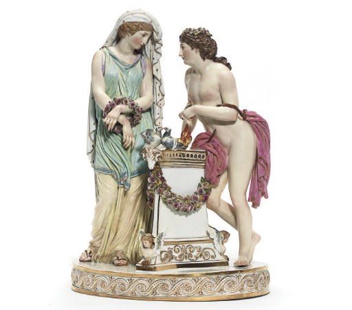 A MEISSEN GROUP 'THE SUBLIMATE LOVE'