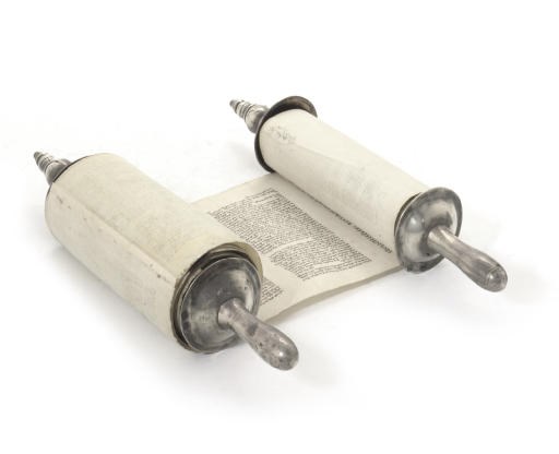 JUDAICA - A POLISH TORAH SCROLL