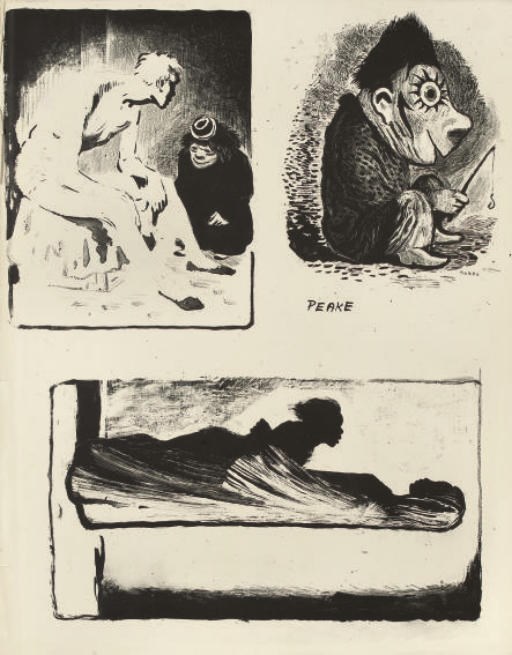A large collection of illustrative prints