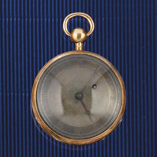 J Caln. A gold Open Faced Quarter Repeating Verge Watch