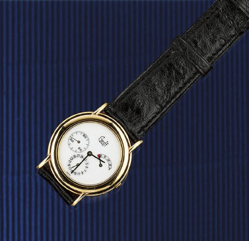 AN 18CT. GOLD AUTOMATIC WRISTWATCH, BY ALEXIS BARTHELAY FOR GRAFF