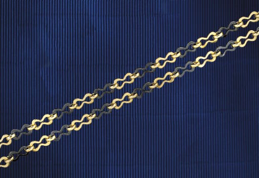 A BI-METALLIC NECKLACE, BY BULGARI