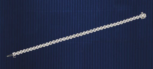 A diamond bracelet